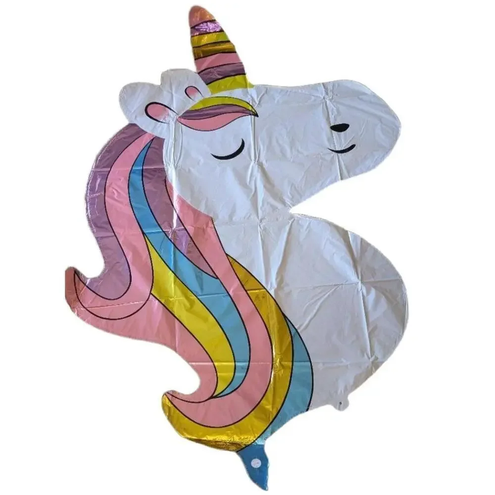 NEW Mylar Balloon Extra Large Colorful Unicorn Birthday Party Decoration